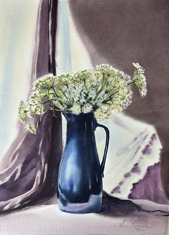 Still life with wild flowers