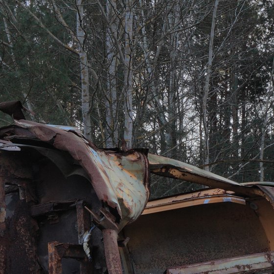 #54. Pripyat vehicle graveyard 2 - Xl size