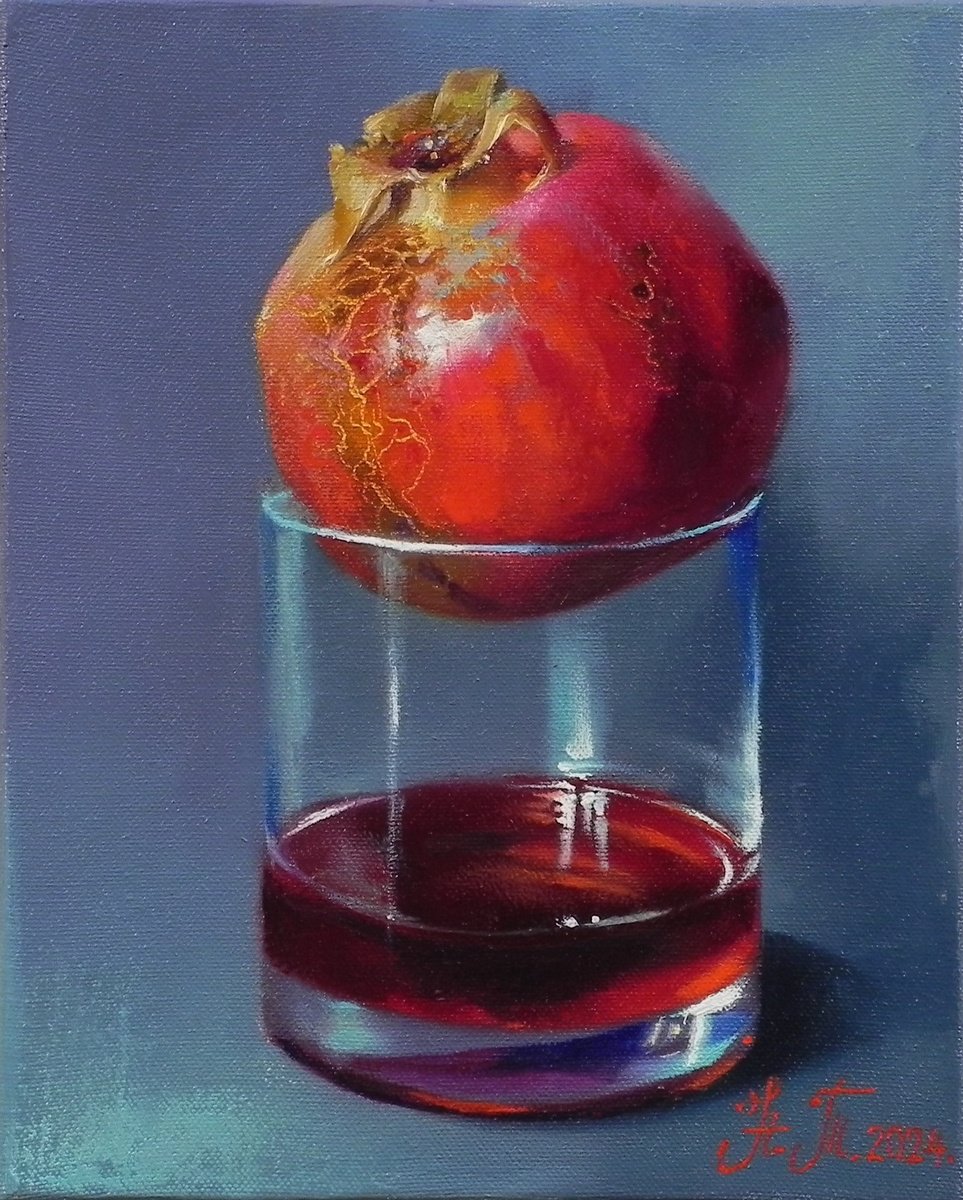 Photorealistic Still Life Oil Painting By Tetiana Novikova, 8 X 10", "Boss", Original Artwork