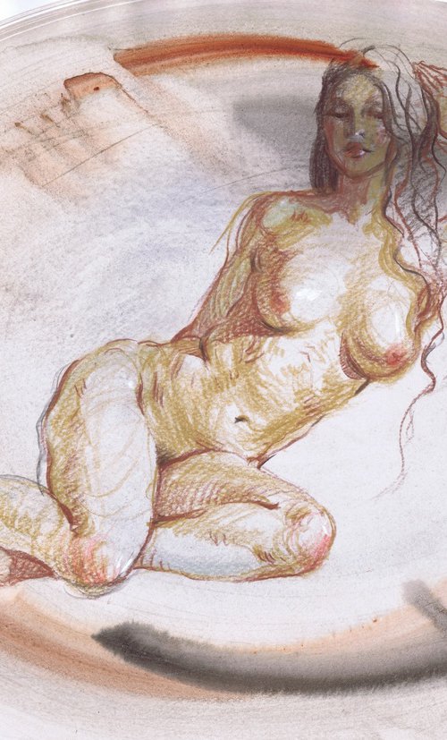 Nude art «Beautiful model» by Samira Yanushkova