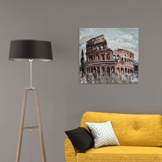 Colosseum - Italy Original oil painting