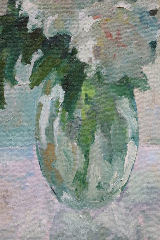 “White Peonies”