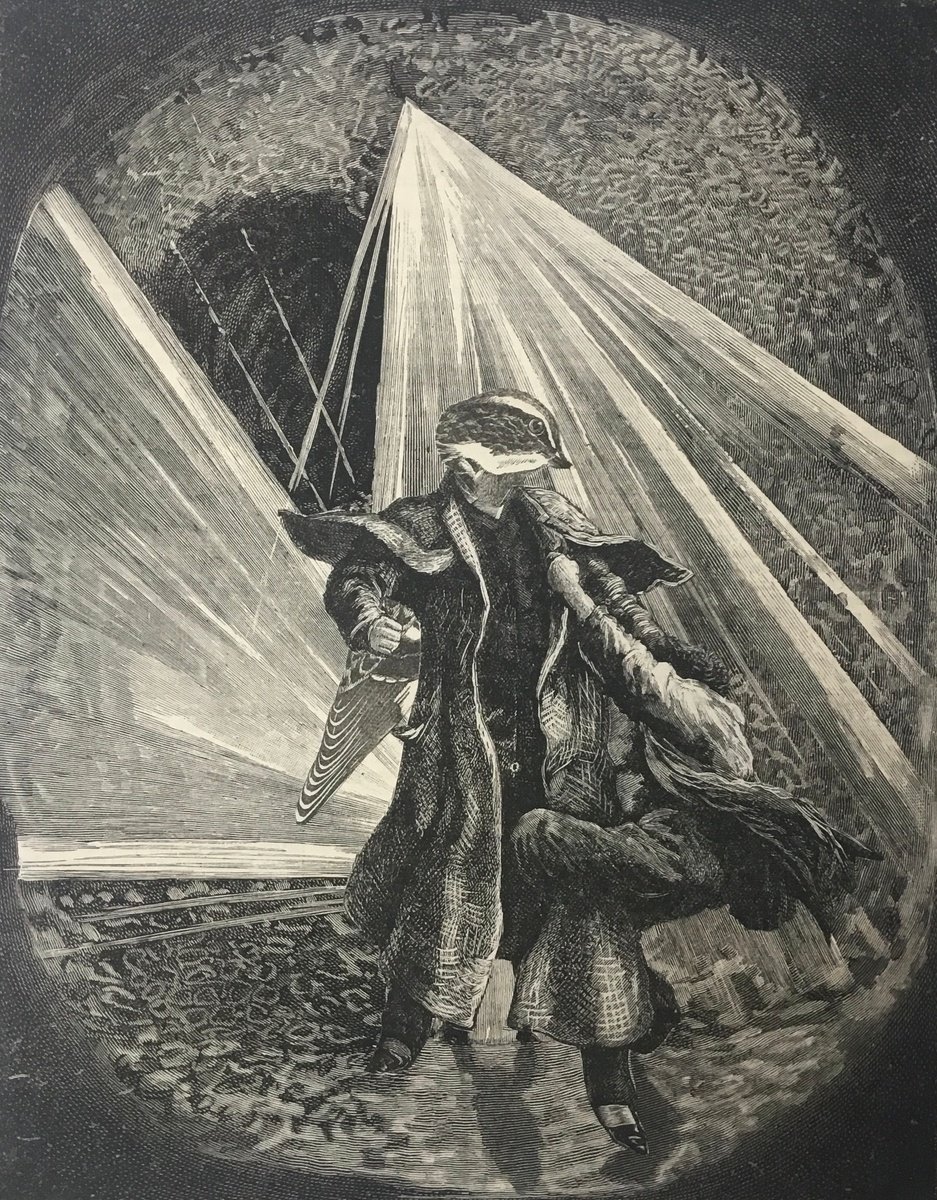 Surrealistic Portrait Collage By Tudor Evans, 7 X 8", A Dream, Original Artwork