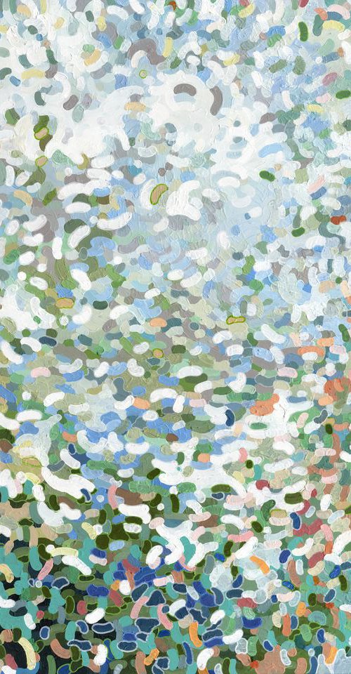 Caught in a Breeze, 60 x 48 x 1.5" by Juul by Margaret Juul