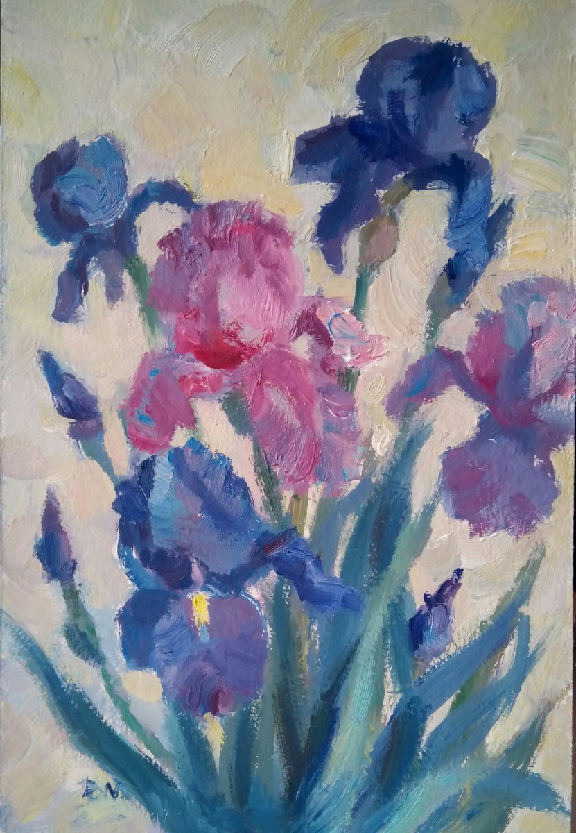 Irises by Nina Ezerskaya