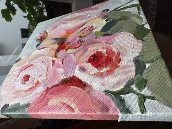 Delicate roses