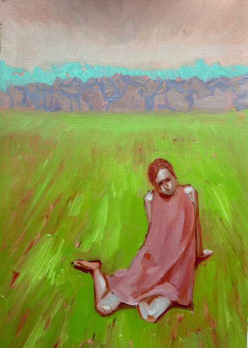 green field by Anna Bogushevskaya