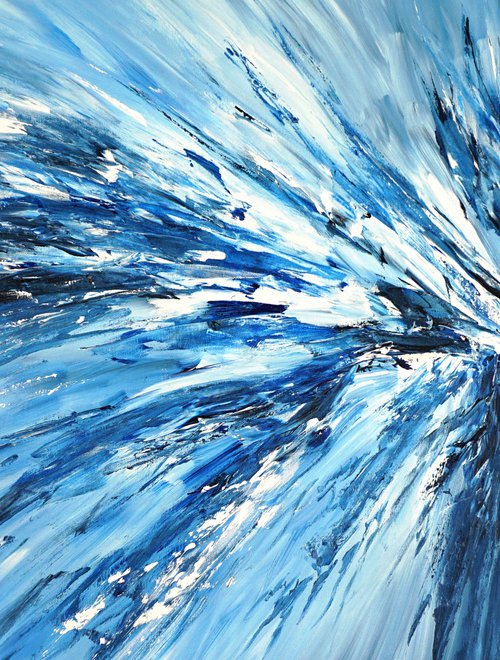 Blue Impression L 1 by Peter Nottrott