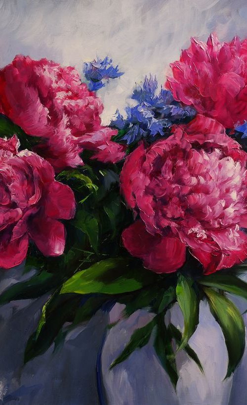 "Peonies" by Gennady Vylusk