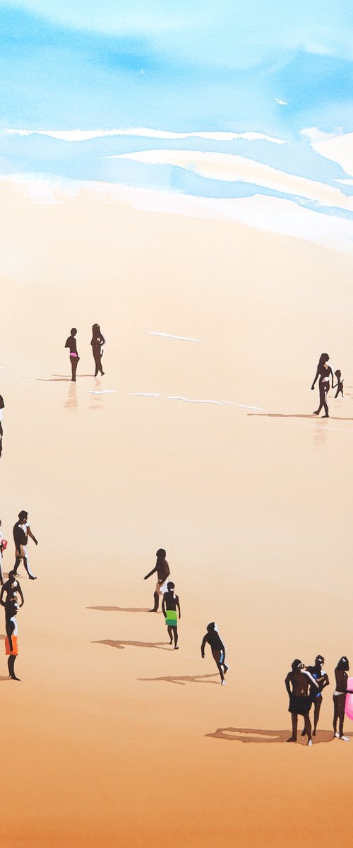 Quite afternoon at the shore by Carlos Martín