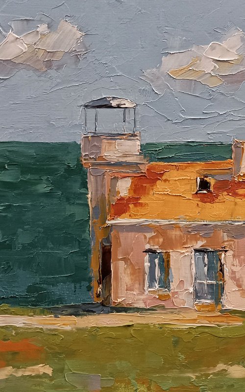 Lighthouse Marlera in Croatia. Adriatic sea by Marinko Šaric