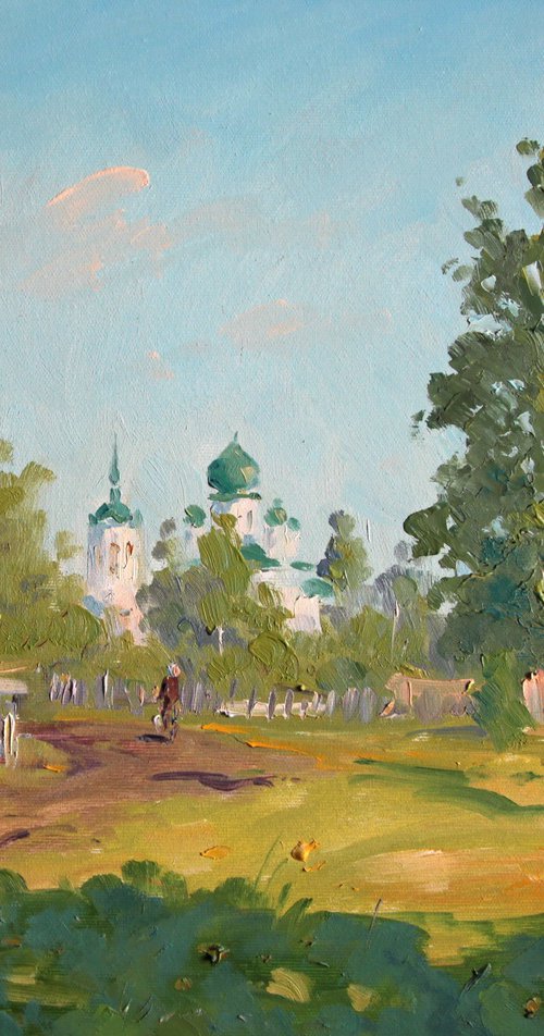 Morning in Staraya Ladoga by Alexander Alexandrovsky