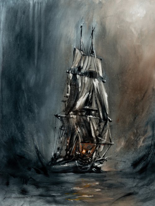 17 century ship 1 by Alexander Moldavanov