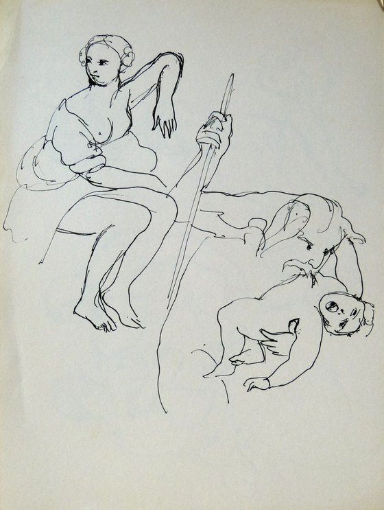 Study of Rubens 4, 24x32 cm