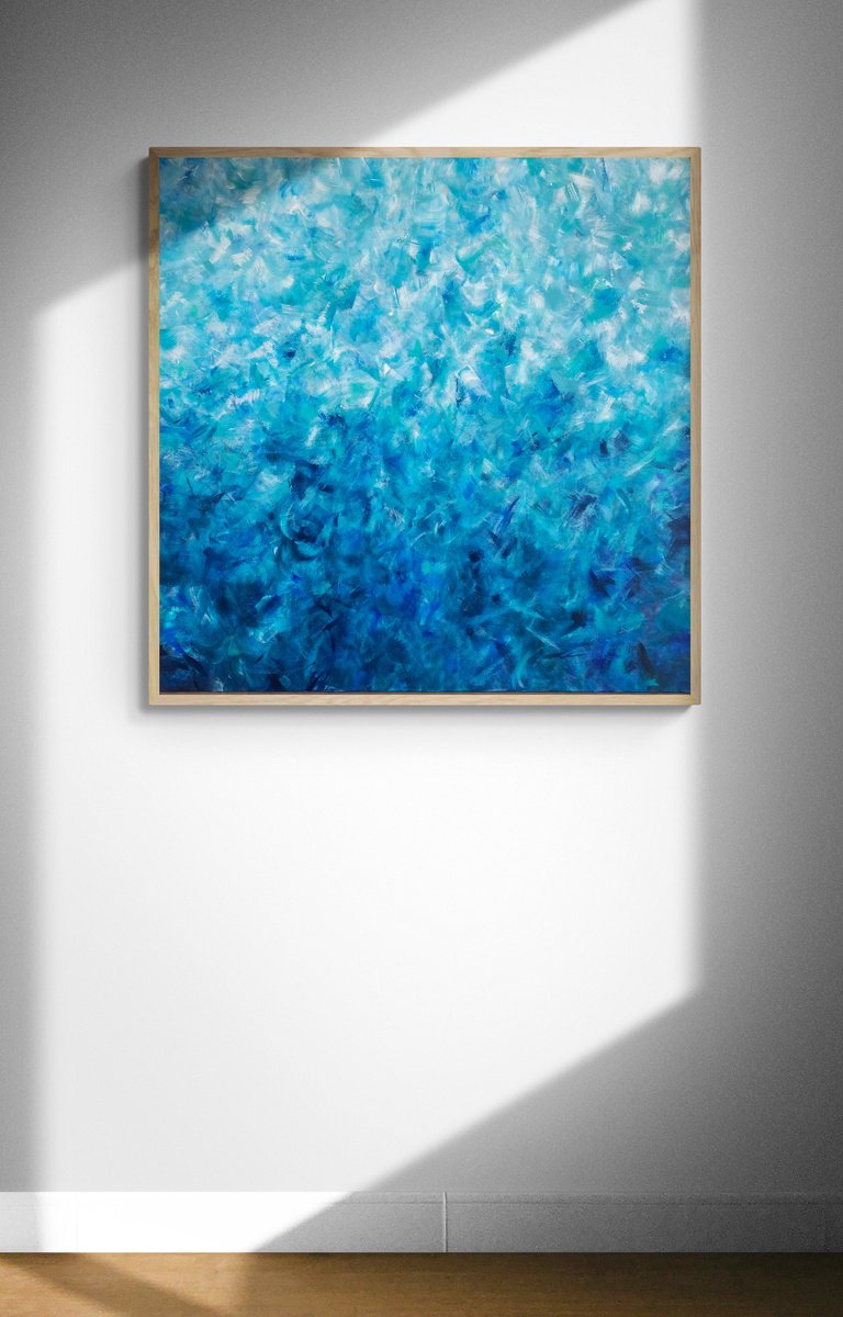 Ocean Of Us By Katherine Spiller, 36 X 36, Artwork For Sale On Artfinder