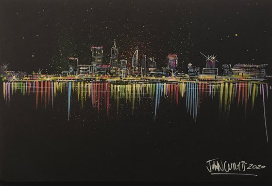 Perth Skyline at night