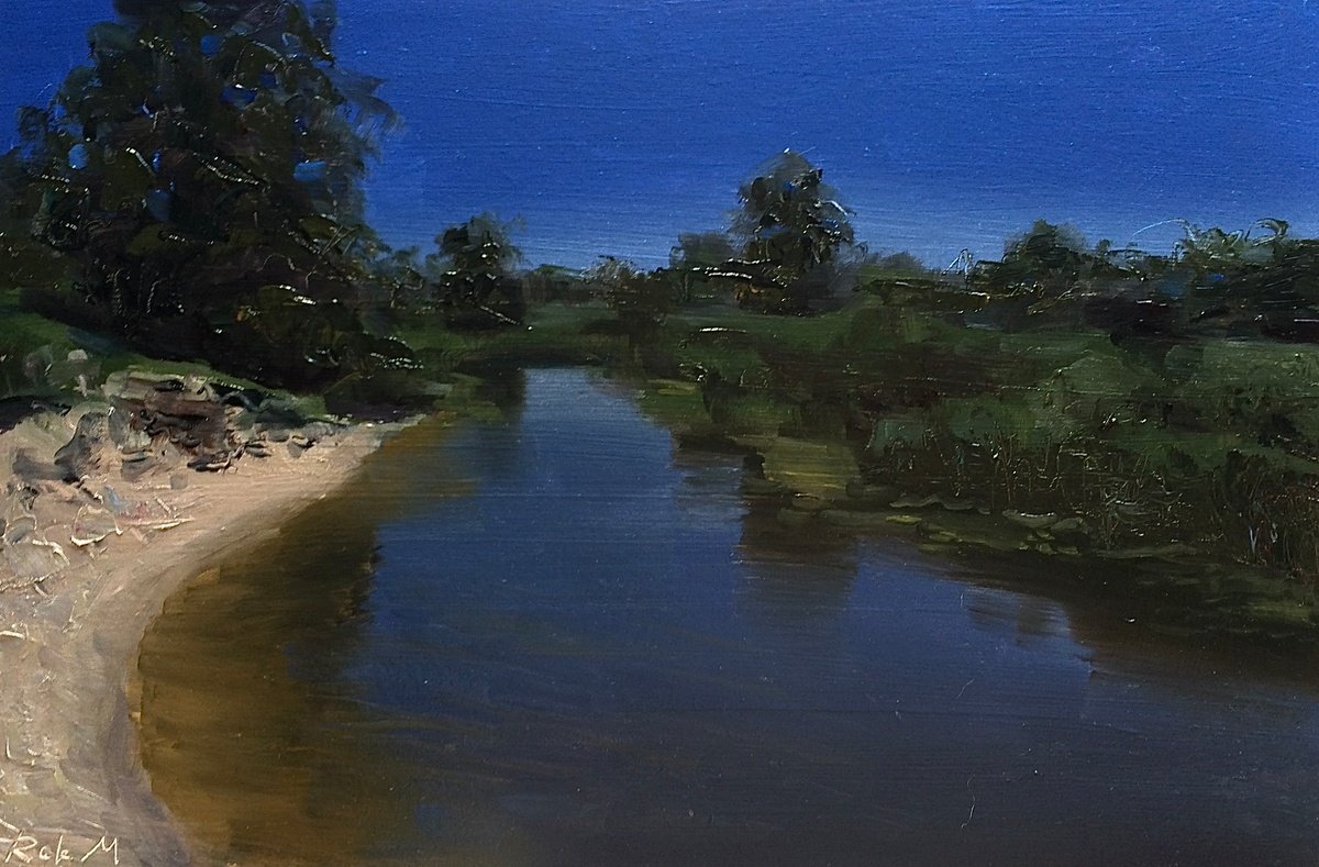 Walk To The River By Michael Rak, 12 X 8, Artwork For Sale On Artfinder