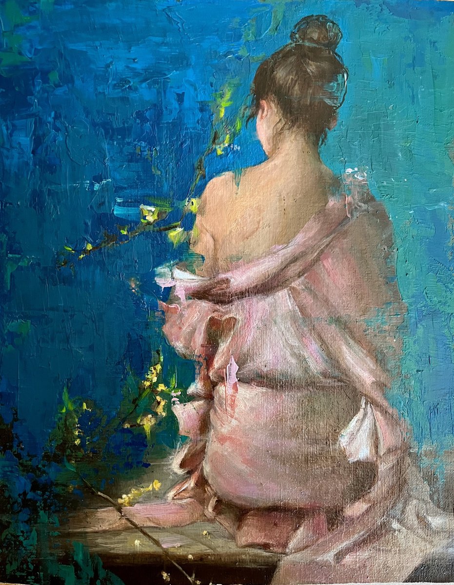 Girl in kimono by Elena Mashajeva-Agraphiotis
