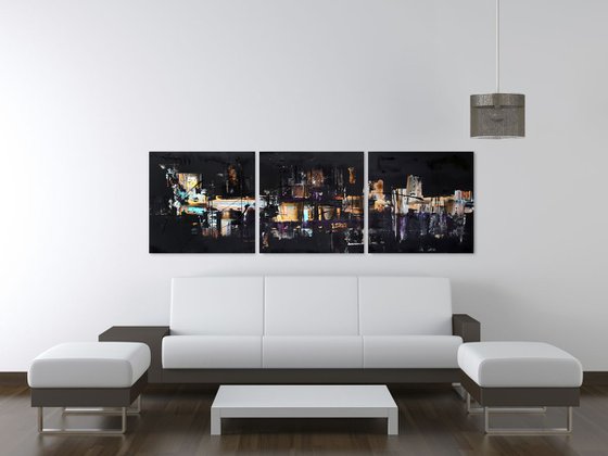 Out of the Dark - Triptych - Special Price