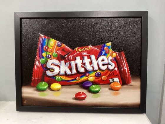 Skittles still life