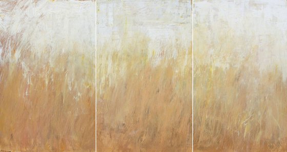 Sun Field, large earth tones abstract