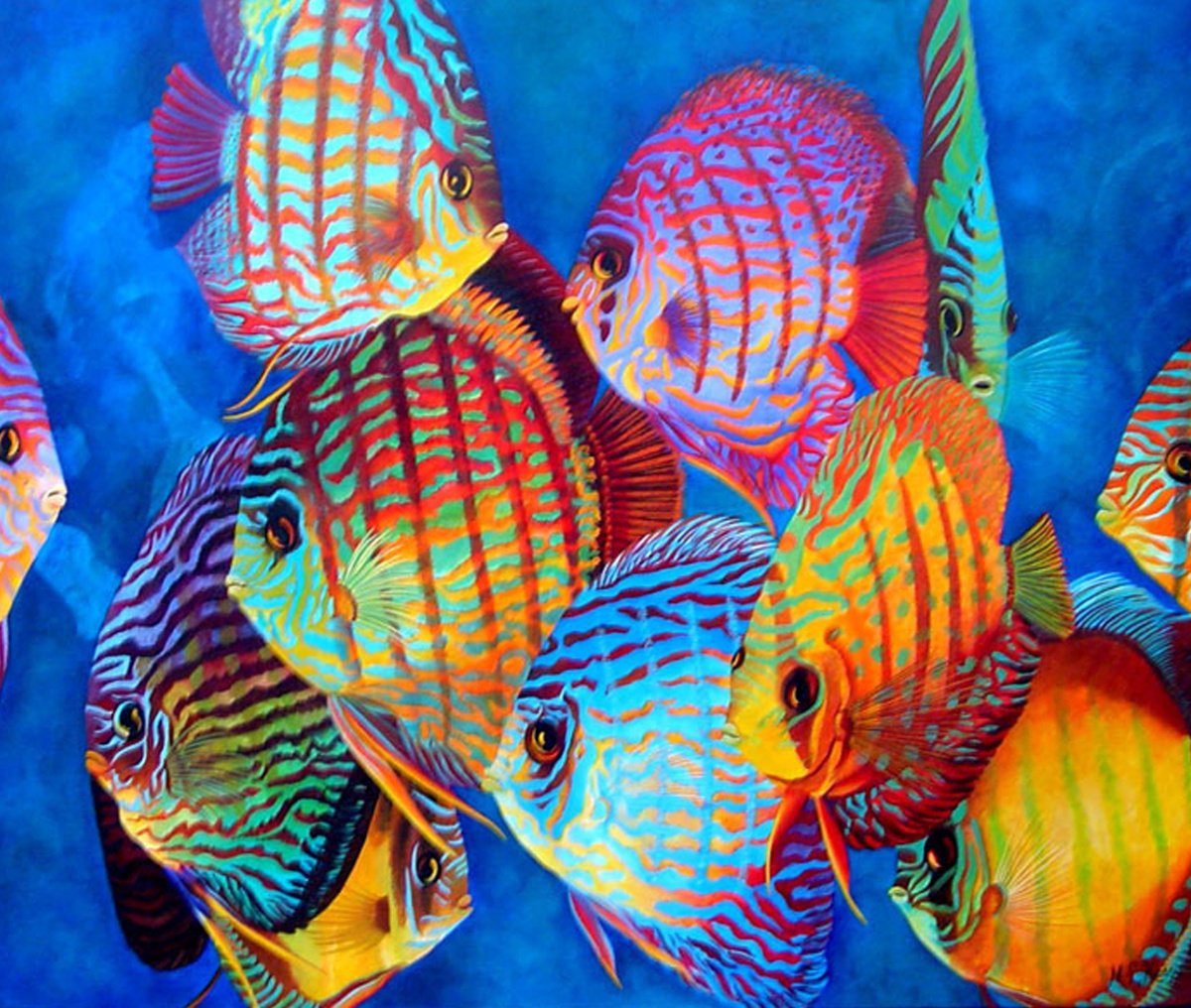 Curious Discus by Micheline Lamarre Hadjis