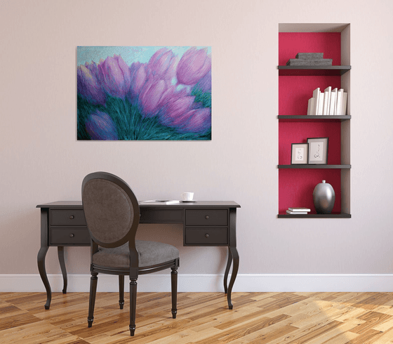 Violet Tulips