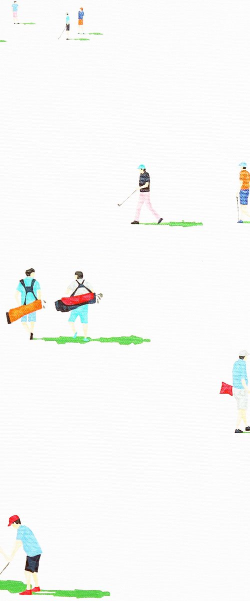 Golfers 40 by Stephanie Ho