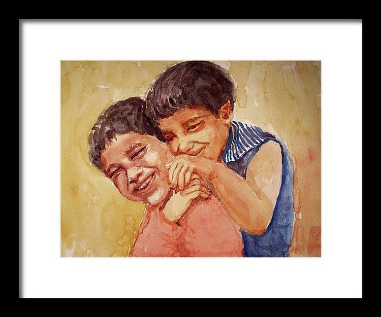 Friendship Day Watercolor Painting Of Friends Artfinder