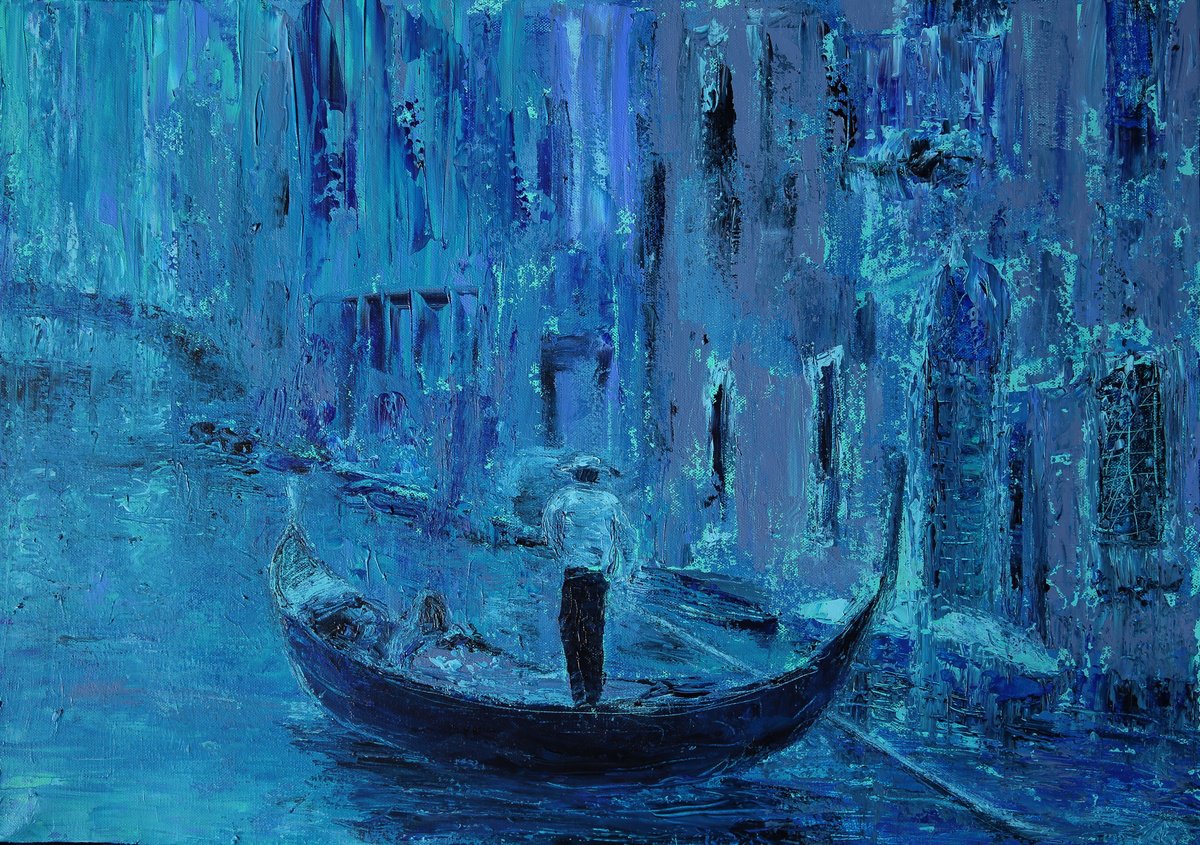 Gondola in Venice by Denis Kuvayev