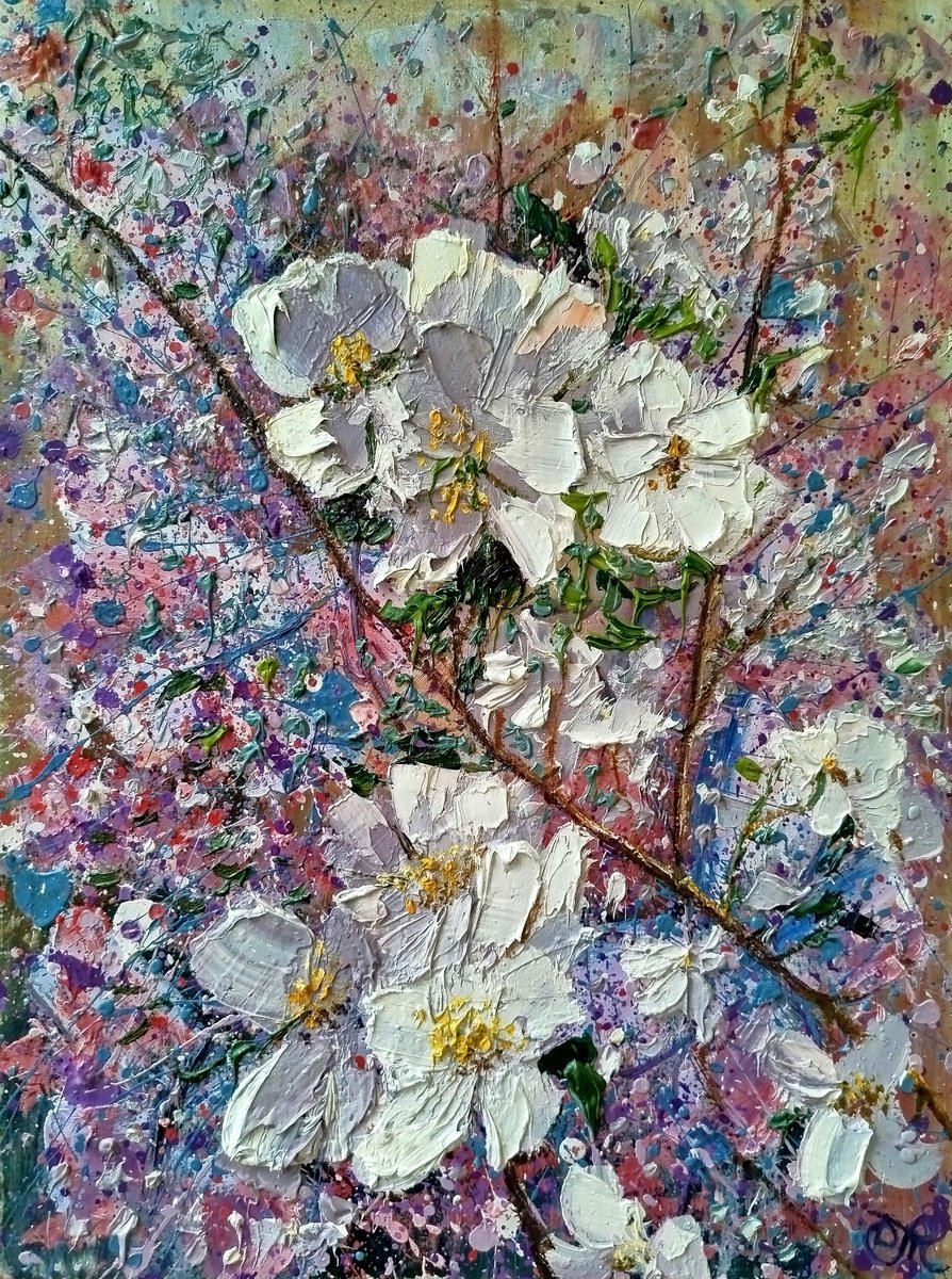 Spring In Flowers By Dmitrij Tikhov, 12 X 16, Artwork For Sale On Artfinder