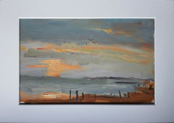 Sunset on the Hove beach 02
