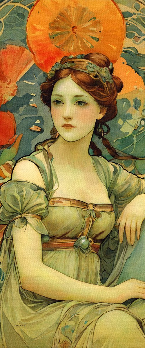 Art Nouveau Girl by REME Jr.