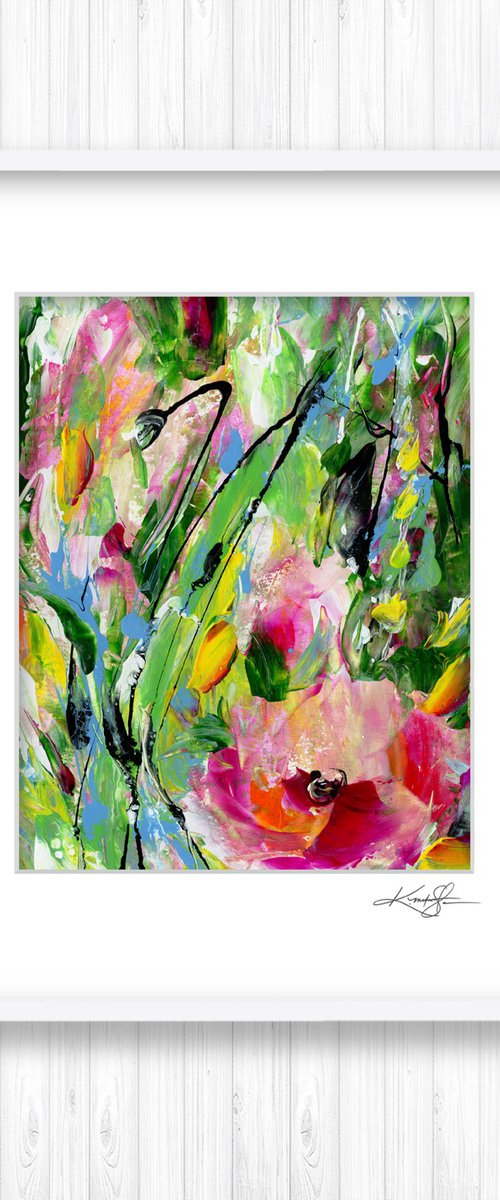 Floral Jubilee 6 - Flower Painting by Kathy Morton Stanion by Kathy Morton Stanion