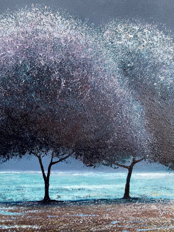 2 Trees Quiet Snow