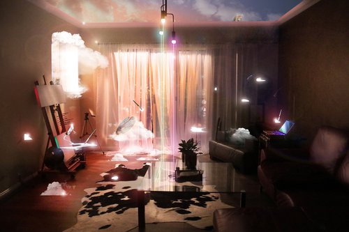 Livingroom Clouds by Vanessa Stefanova