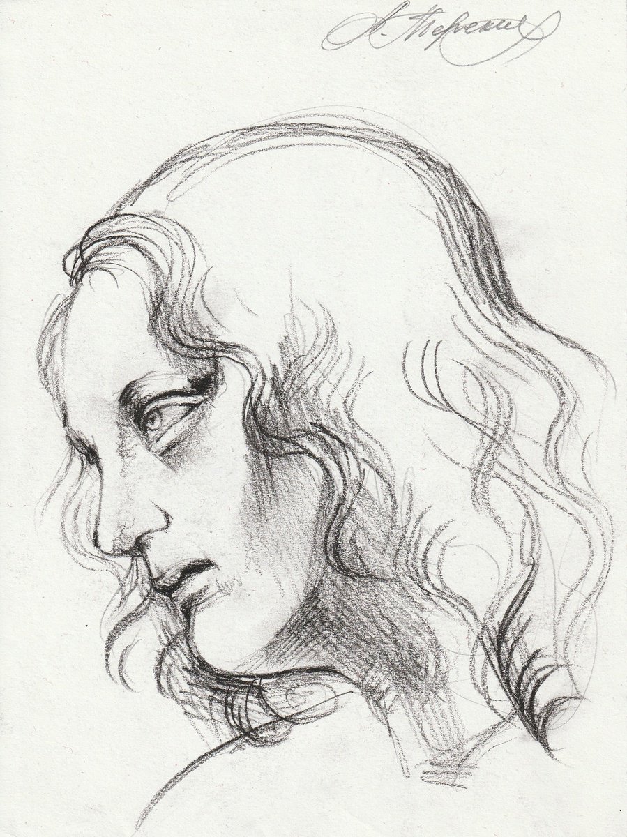 Portrait Charcoal Drawing By Anastasia Terskih, 6 X 8, Medusa, Original Artwork