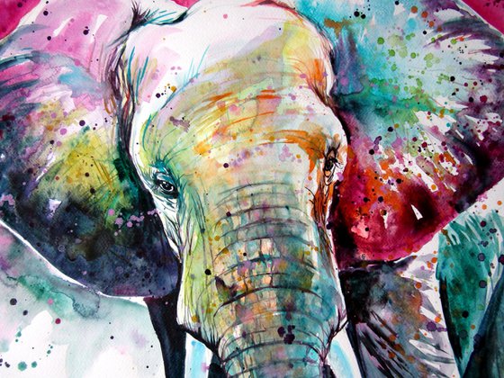 Beautiful majestic elephant