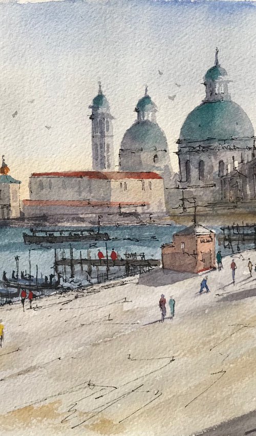 Venice from the Riva Degli Schiavoni by Brian Tucker