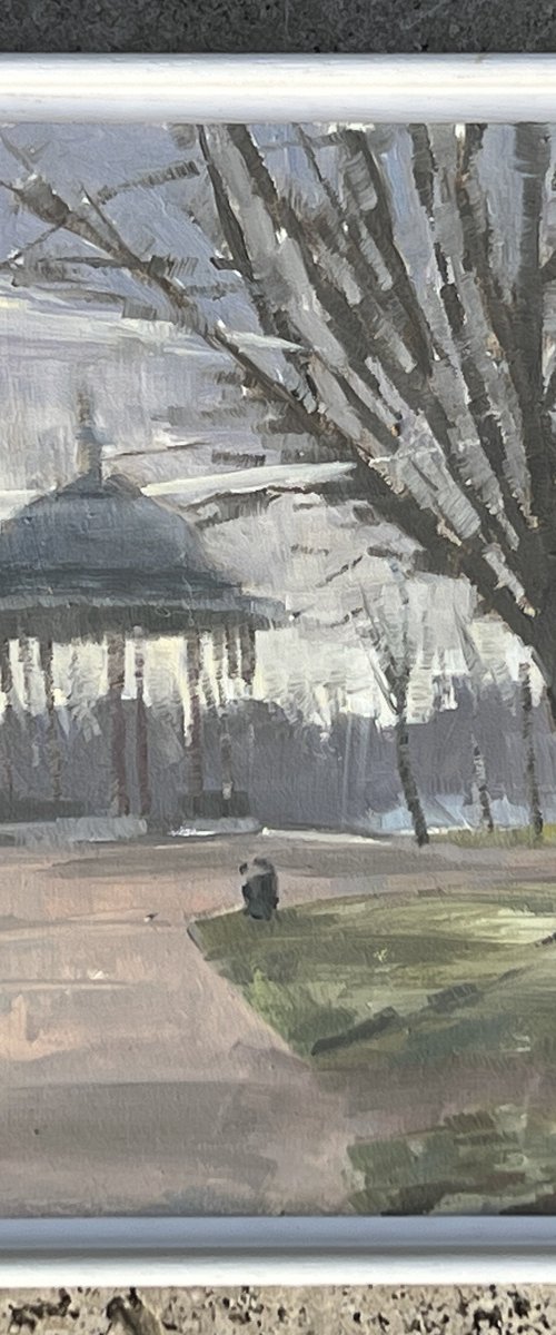 Clapham Common winter by Louise Gillard