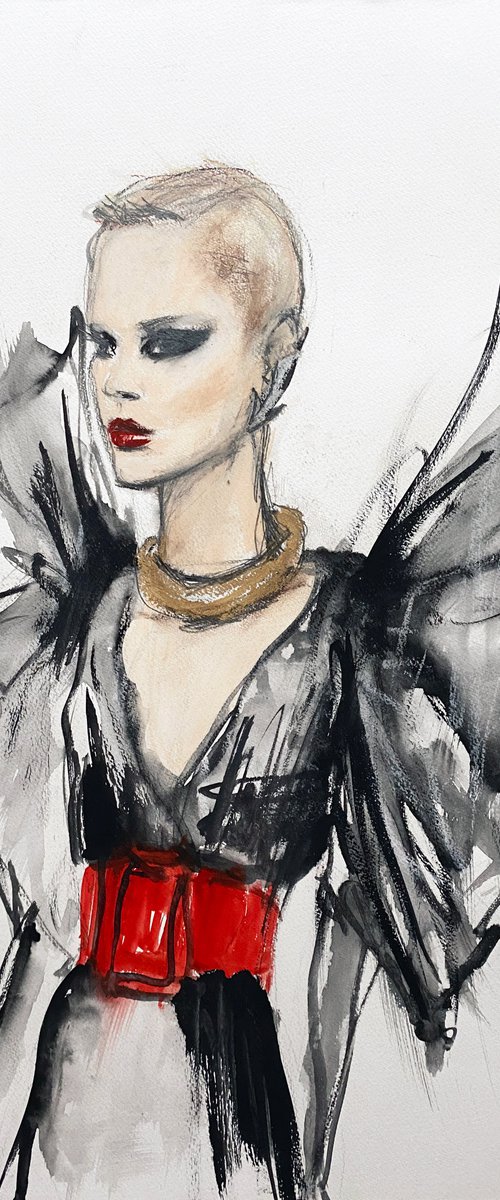 Queen Bee in YSL by Fiona Maclean