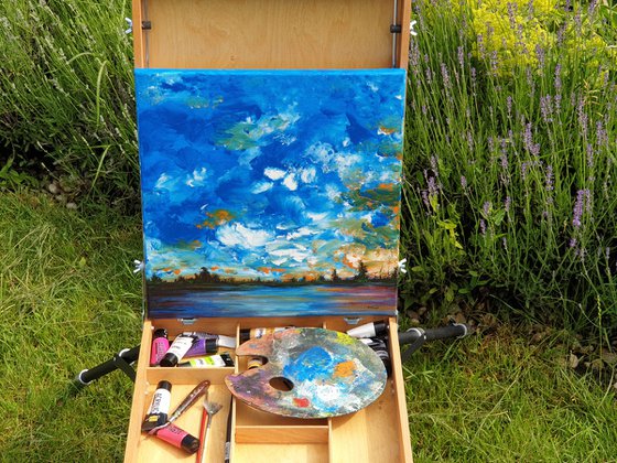 Landscape with a lake