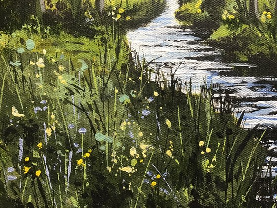 Walking by the stream