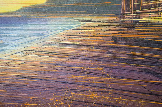 West Bay Cliffs At Sunset