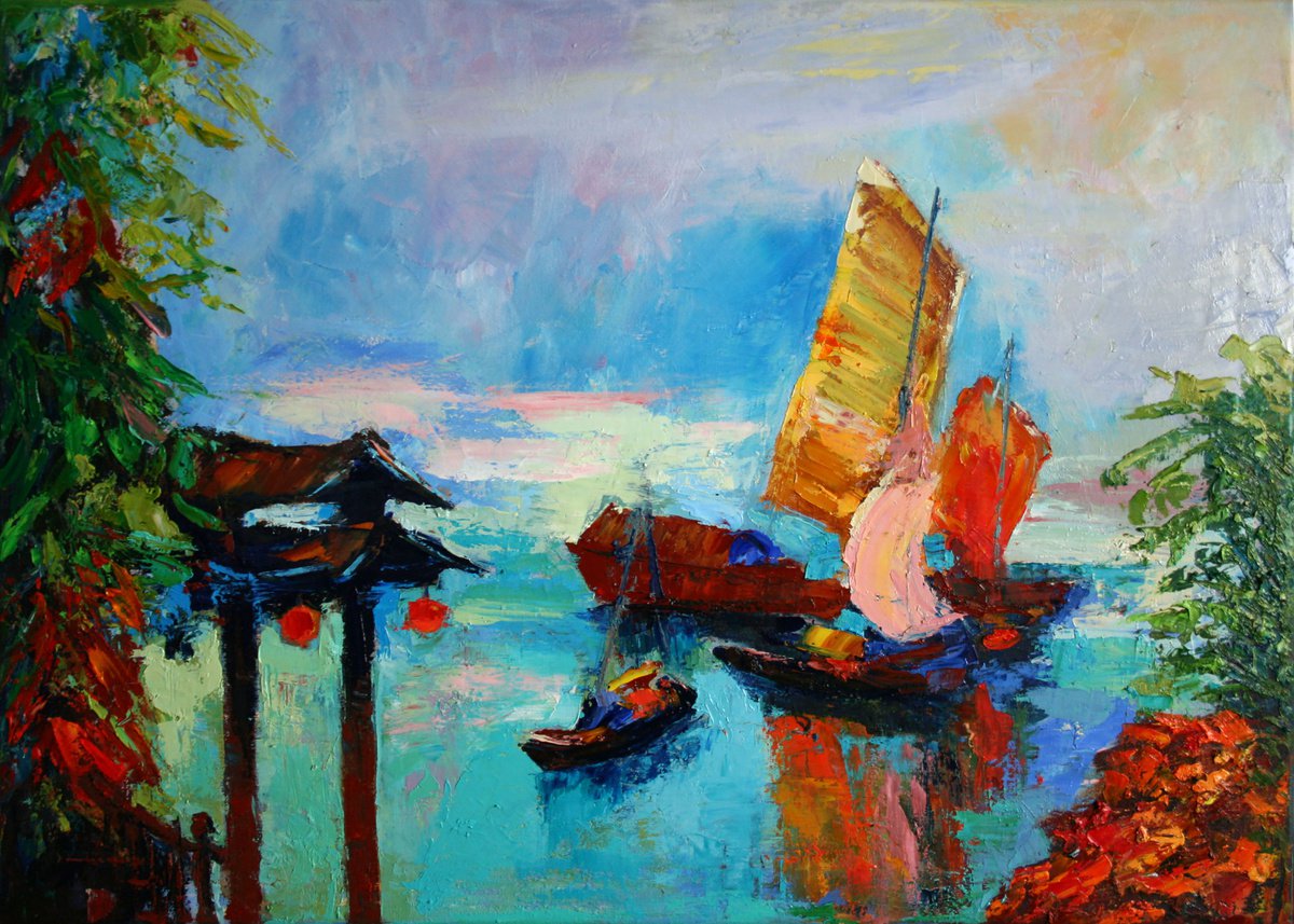 At Dawn By Salana Art / Svetlana Samovarova, 28 X 20, Artwork For Sale On Artfinder