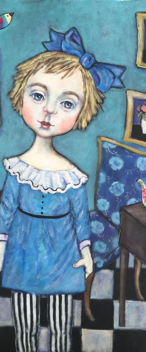 Little Girl, Blue by Holly Wojahn