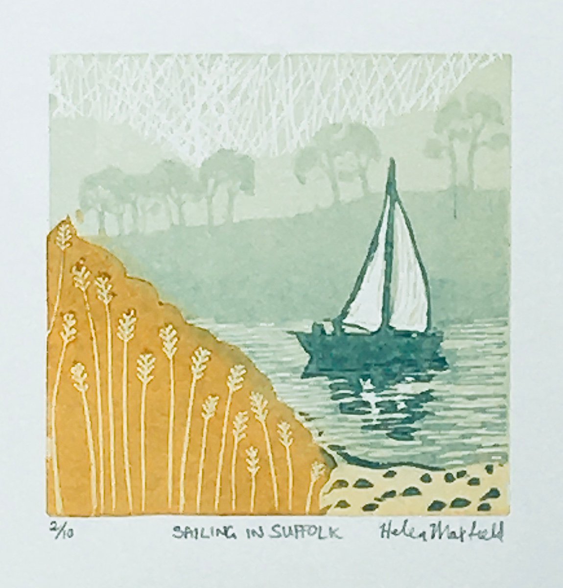 Sailing in Suffolk by Helen Maxfield