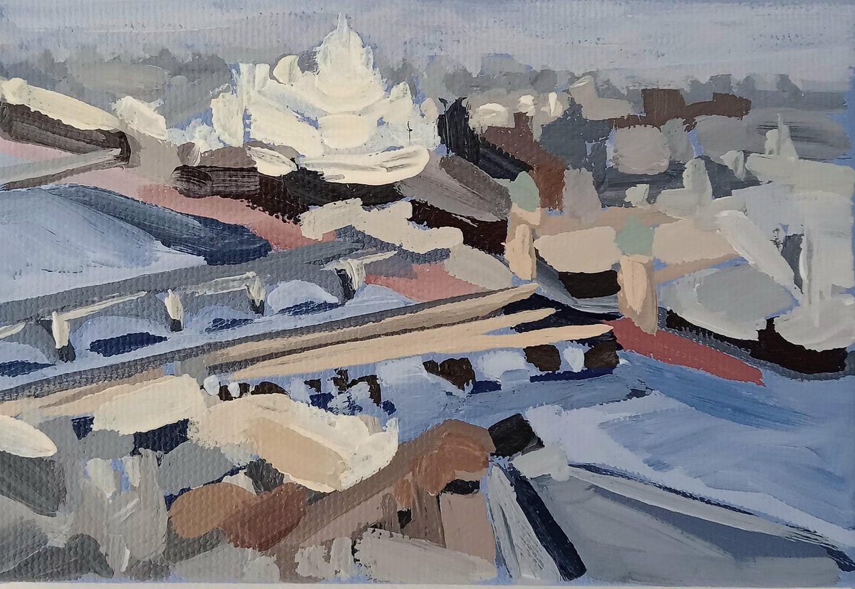 Dinky Cannon Street Station By Sarah Adams, 6 X 4, Artwork For Sale On Artfinder