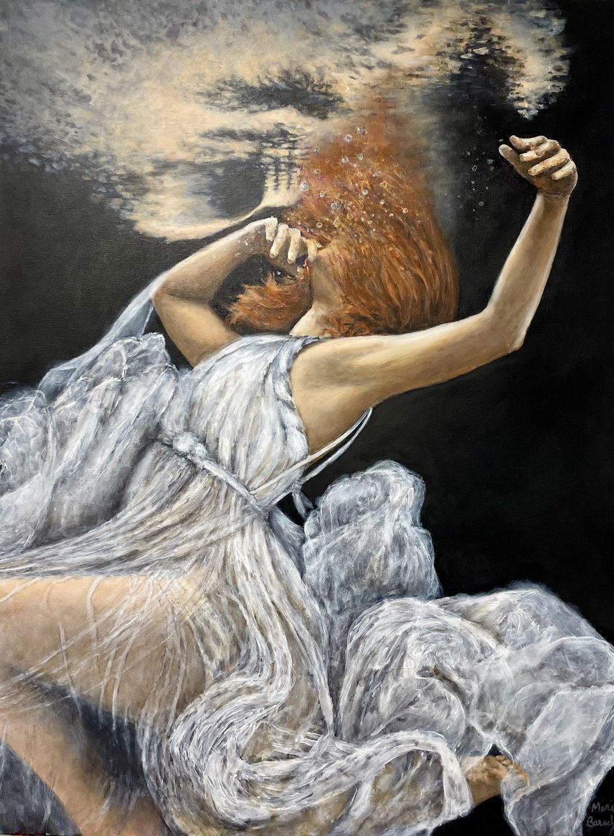 Underwater By Miri Baruch, 35 X 47, Artwork For Sale On Artfinder