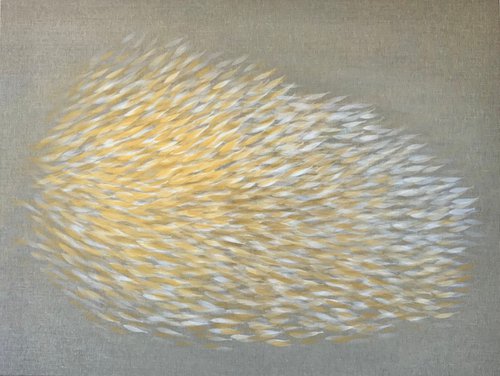 Fish n*156/ golden series by MALGORZATA KRAKOWIAK